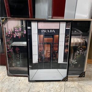 PRADA & DIOR FRAMED PICTURES